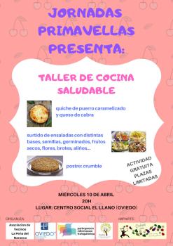 Taller de Cocina Saludable 10 de abril