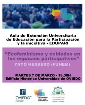Vídeo: conferencia de Yayo Herrero en el IV Encuentro Universitario por...